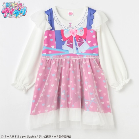 キッズ　ワンピース（110～130cm・ひみつのアイプリ）