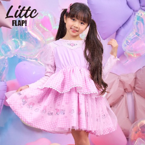 キッズ　ワンピース（110～130cm・LITTC FLAP!）