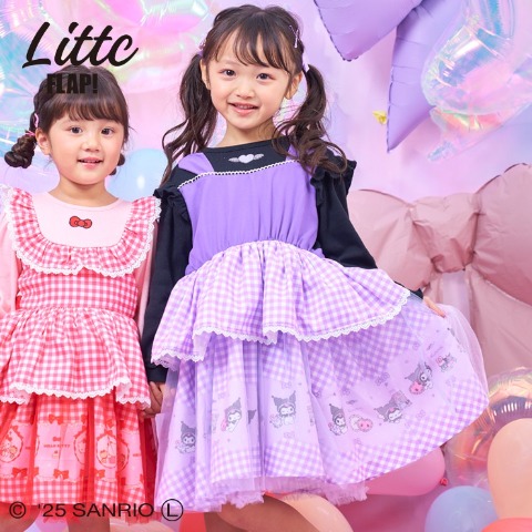 キッズ　ワンピース（110～130cm・LITTC FLAP!）