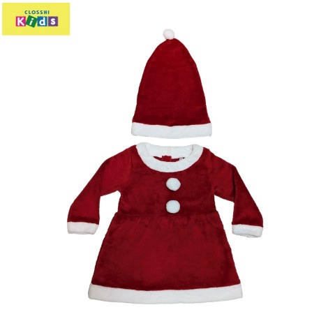 キッズ　サンタワンピース（110～130㎝）