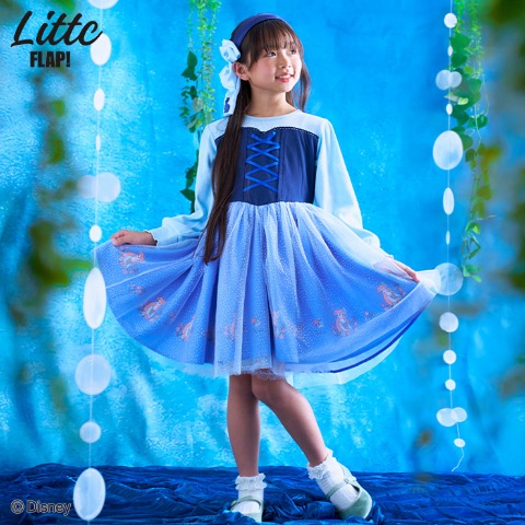 キッズ　ワンピース（110cm～130cm・LITTC FLAP!/Disney）