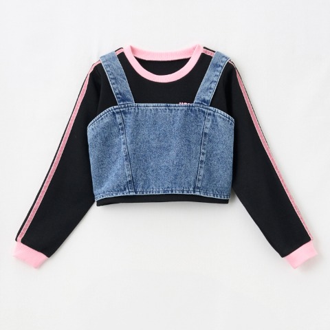 キッズ　ビスチェ+プルオーバー+パンツ　(120・130cm・ハローキティ)