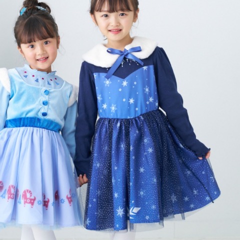 キッズ　ワンピース（110・120cm・LITTC/Disney）