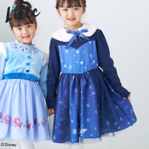 キッズ　ワンピース（110・120cm・LITTC/Disney）