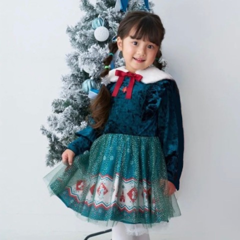 キッズ　ワンピース（110・120cm・LITTC/Disney）