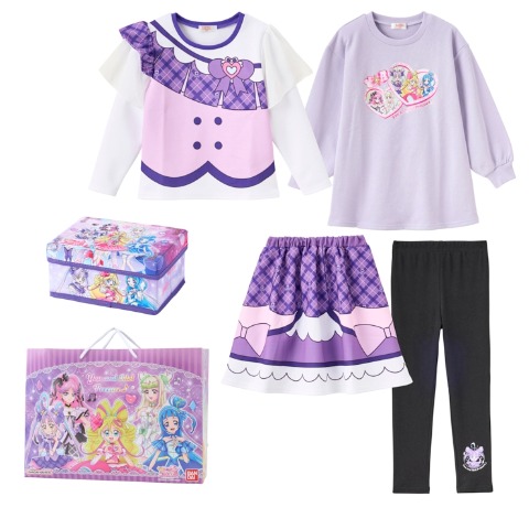 キッズ　ハッピーバッグ　5点セット（110・120cm・キミとアイドルプリキュア♪）