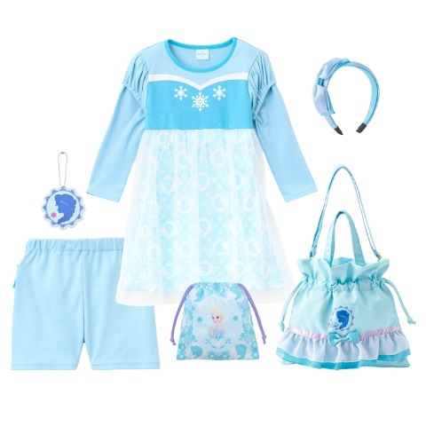 キッズ　ハッピーバッグ　6点セット（110・120cm・Disney）