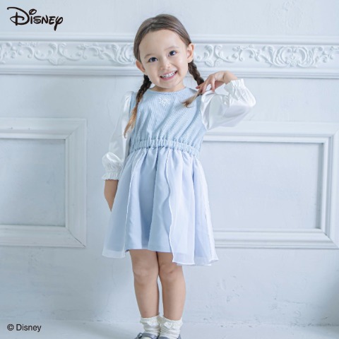 キッズ　ワンピース（110・120㎝・kaho/Disney）