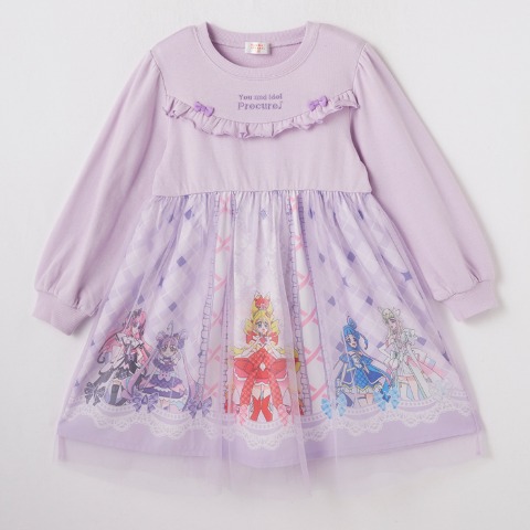 キッズ　ワンピース（110・120cm・キミとアイドルプリキュア♪）