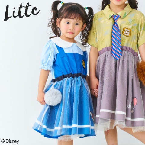 キッズ　ワンピース（110~130cm・LITTC/Disney）