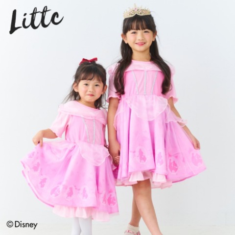 キッズ　ワンピース（110~130cm・LITTC/Disney）