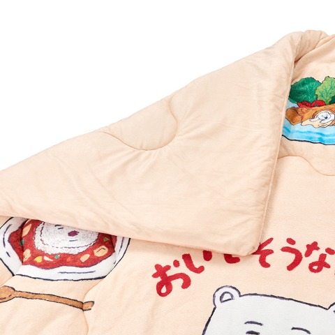 掛けふとん（シングルロングサイズ・おいしそうなしろくま）