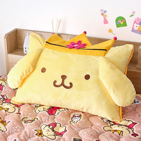 枕（43×63cm・ポムポムプリン）