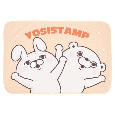 ブランケット（ひざ掛けサイズ・ヨッシースタンプ）