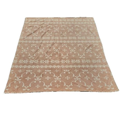 ブランケット（シングルサイズ・FIBER HEAT）ダマスク柄