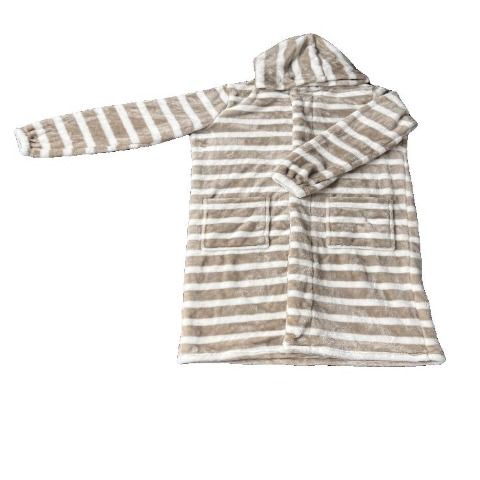 着る毛布（FIBER HEAT）ボーダー柄