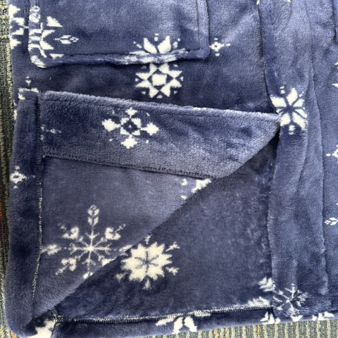 着る毛布（FIBER HEAT）クリスタル柄