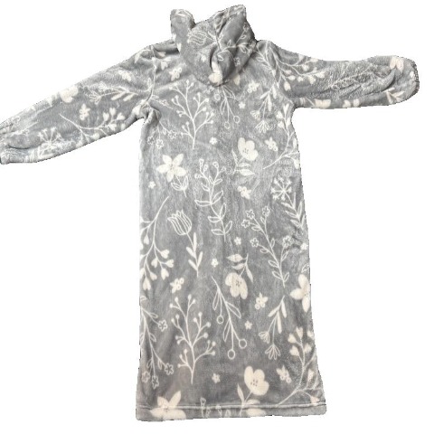 着る毛布（FIBER HEAT）ボタニカル柄