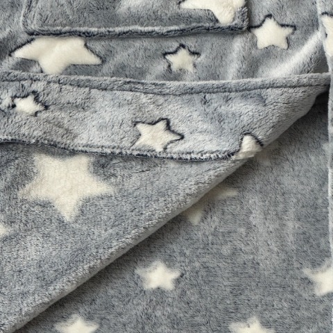 着る毛布（FIBER HEAT）星柄