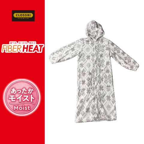着る毛布（FIBER HEAT）ノルディック柄