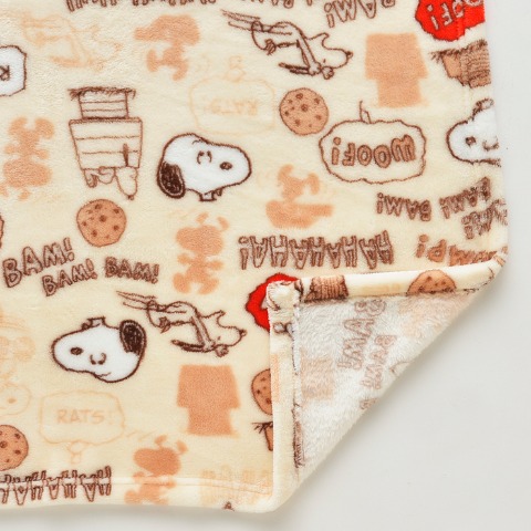 巾着付ひざ掛け（PEANUTS）