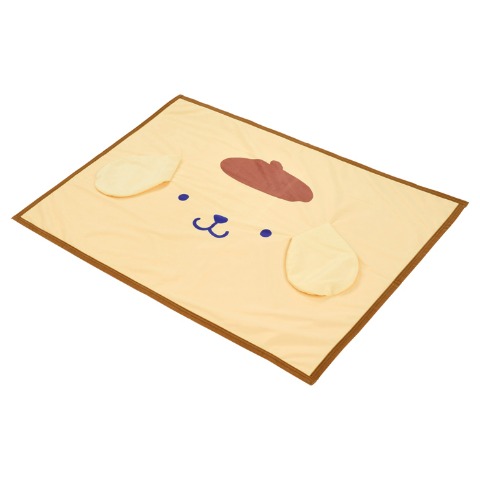 ブランケット（ひざ掛けサイズ・ポムポムプリン）