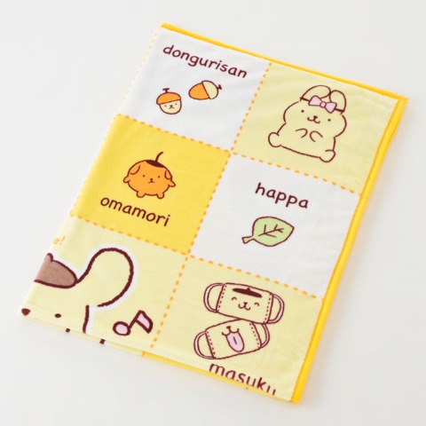 ブランケット（シングルサイズ・ポムポムプリン）