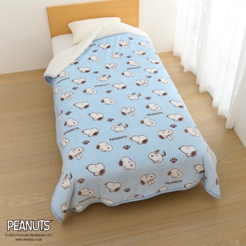 わた入り合わせ毛布（シングルサイズ・PEANUTS）