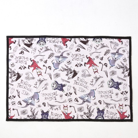 ブランケット（ひざ掛けサイズ　ナイトメアー・ビフォア・クリスマス）