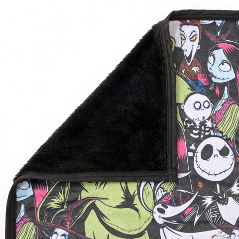 ブランケット（ひざ掛けサイズ　ナイトメアー・ビフォア・クリスマス）