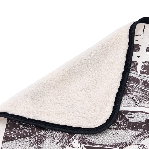 ブランケット（ひざ掛けサイズ・頭文字D）