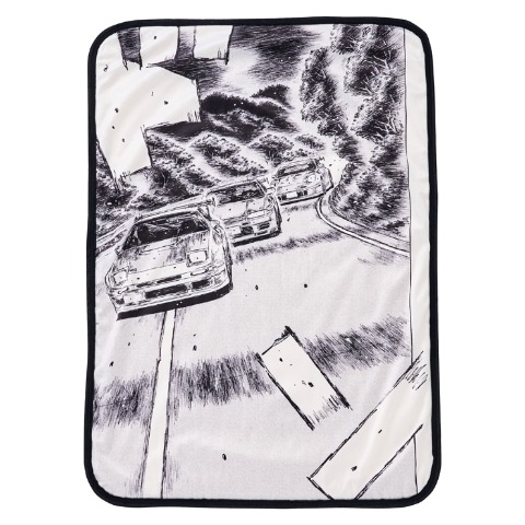 ブランケット（ひざ掛けサイズ・頭文字D）