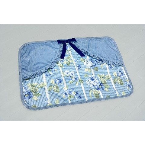 ポーチ付ブランケット（ひざ掛けサイズ・青木美沙子）