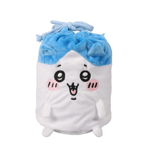 ポーチ付きブランケット（ひざ掛けサイズ・ハチワレ）