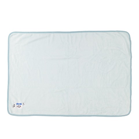 ポーチ付きブランケット（ひざ掛けサイズ・ハチワレ）