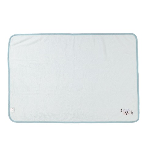 ポーチ付きブランケット（ひざ掛けサイズ・ハチワレ）