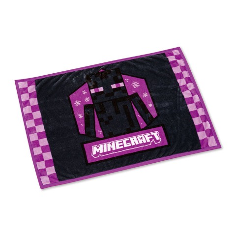 ポーチ付ブランケット（ひざ掛けサイズ・マインクラフト）