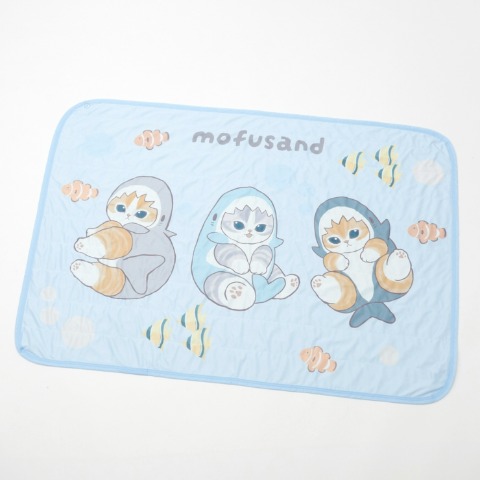 ポーチ付冷感ケット（ハーフサイズ・mofusand）