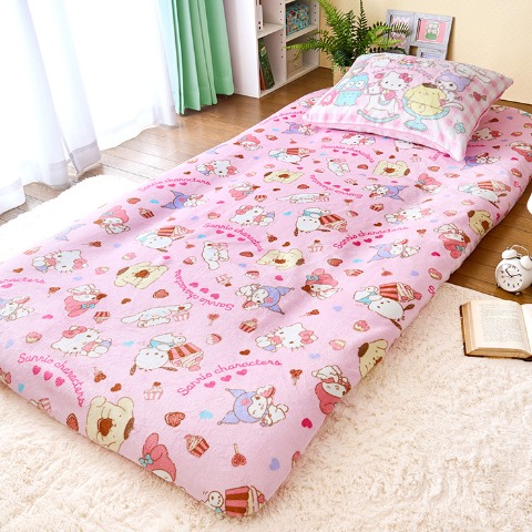 ワンタッチシーツ（シングルロングサイズ・サンリオキャラクターズ）