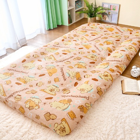 ワンタッチシーツ（シングルロングサイズ・ポムポムプリン）