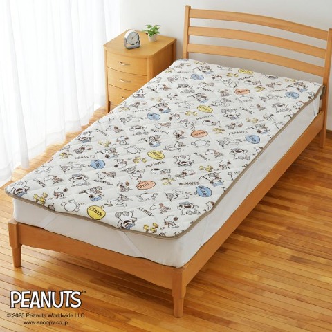 敷きパッド（シングルサイズ・PEANUTS）