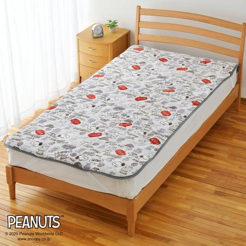 敷きパッド（セミダブルサイズ・PEANUTS）