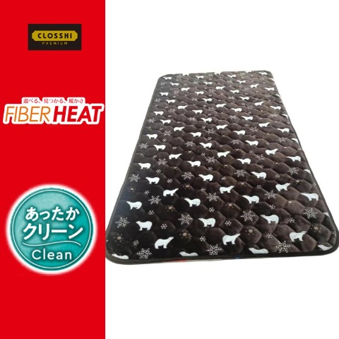 敷きパッド（ダブルサイズ・FIBER HEAT）
