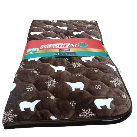 敷きパッド（ダブルサイズ・FIBER HEAT）