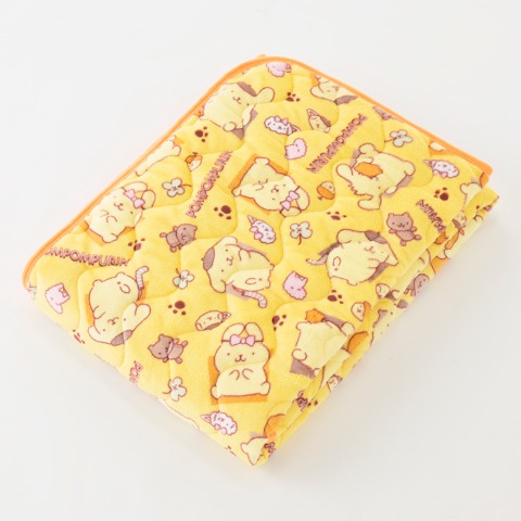 敷きパッド（シングルサイズ・ポムポムプリン）