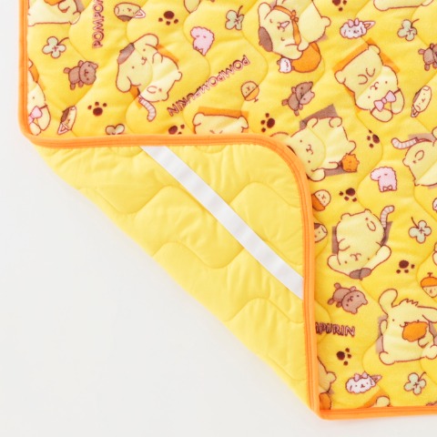 敷きパッド（シングルサイズ・ポムポムプリン）