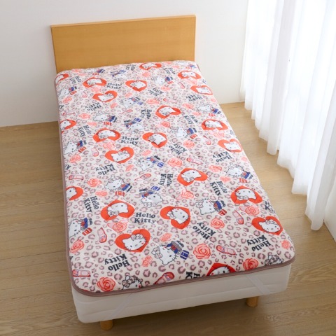敷きパッド（シングルサイズ・ハローキティ）