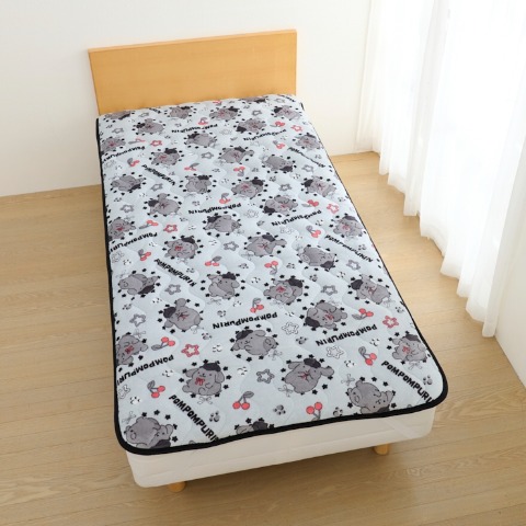 敷きパッド（シングルサイズ・ポムポムプリン）