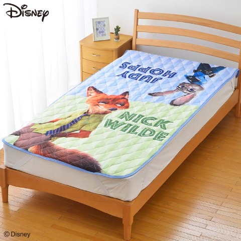 敷きパッド（シングルサイズ・ズートピア）