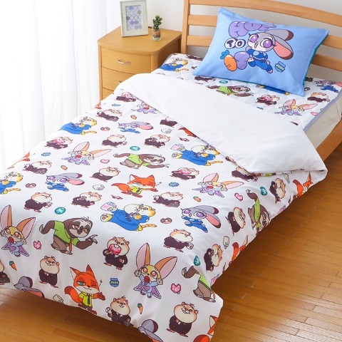 敷きパッド（シングルサイズ・ズートピア）